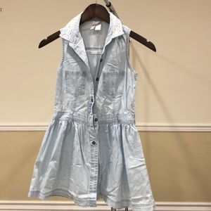 Girls Chambray Dress